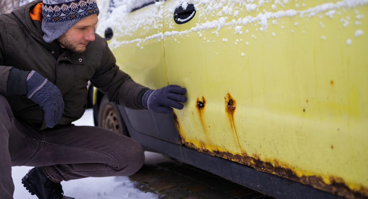 how to fix rust holes on a car